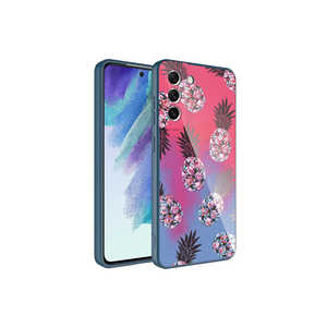 Coque de protection d'appareil photo en silicone époxy rigide à motifs compatible Samsung Galaxy S21 FE Premium de la série JoieCreatif - Product Image 1