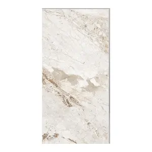 Statuario Carrara Carreaux de sol blancs 600mm par 1200mm Beaux carreaux de designer Breccia Naturel Dernière collection de carreaux Gvt Pgvt - Product Image 1
