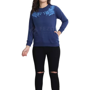 Sudaderas de Invierno para Mujer, Estilo Urbano, Corte Ajustado, 100% Algodón, Cómodas y Transpirables, con Logotipo Frontal Personalizable, Gran Venta - Product Image 6