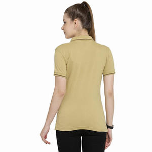 Polo de mujer de excelente calidad, Jersey hecho de algodón de manga corta, Polo para mujer adulta para verano - Product Image 2