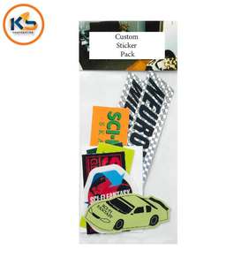 Pegatinas de Vinilo Ecológicas Personalizadas OEM, Paquetes de Pegatinas Personalizadas |   Pegatinas Impermeables Anti-UV de Alta Calidad en Bolsa de Polietileno para Venta al por Menor - Product Image 1