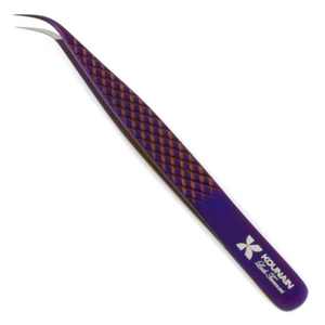 Kounain แหนบต่อขนตาสแตนเลสคุณภาพดีระดับมืออาชีพปลายนาโนไฟเบอร์45องศา - Product Image 4