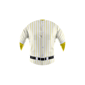 Nuevas llegadas impresión brillante personalizada Transferencia de Calor impresión conjuntos de uniformes de béisbol estilo camisa al por mayor deportes baratos en blanco OEM - Product Image 2