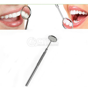 Espejo de boca Dental profesional Cabeza desmontable Mango de acero inoxidable Espejo dental duradero con mango - Product Image 4