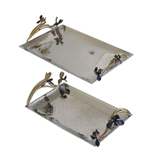 Dinnerware Food Serving <b>Trays</b> Rounded Shape Customized Size Serving Dish <b>Party</b> Tabletop Decorating Catering Serving <b>Tray</b> - Product Image 3