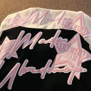 Premium Women's Slim <b>T</b>-<b>Shirt</b> 300 GSM Customizable Fabric Multi-Patch Boxy Fit Oversized Tee Sleeveless Summer Print OEM - Product Image 2