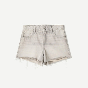 2025 Summer Fashion Denim <b>Shorts</b> <b>Women</b> Washed JORTS - Product Image 5