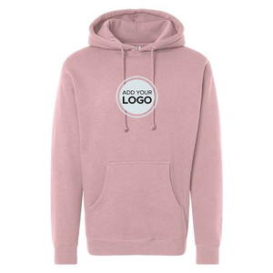 Vente en gros de sweat-shirt à capuche rose poussiéreux Independent Trading Co 80% coton 20% polyester - Product Image 1
