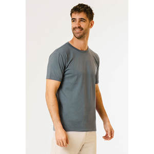 Camiseta de Manga Corta a Rayas para Hombre, Estilo Clásico Informal, Corte Regular, Camiseta de Cuello Redondo para Hombre, Algodón Estampado, Camisetas Lisas de Marca Privada - Product Image 5