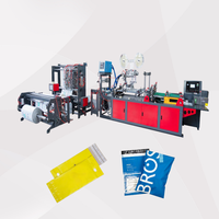 Machine de fabrication de sac poly mailer à grande vitesse, ligne de production automatique PLC servomoteur pour sac d'expéditio