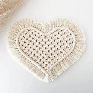 Chemin de table en macramé fait à la main de qualité supérieure centre de table décoratif en coton tissé pour intérieurs de ferme rustique modernes ou Boho - Product Image 6