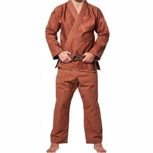 Jiu jitsu kimonokimono de jiu jitsu uniforme de karaté de couleur unie nouveau vêtement d'arts martiaux du fabricant professionnel - Product Image 1