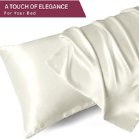 Housse de coussin de luxe super douce d'usine, élégante et raffinée en satin de soie pour les cheveux et la peau