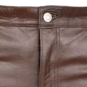 Made Pakistan Men Casual Leather <b>Shorts</b> Mid Solid Pattern Breathable <b>Waterproof</b> Elastic Low Price Plain Dyed OEM Service - Product Image 3
