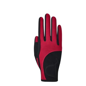 Gants d'équitation équestres professionnels gants d'équitation personnalisés en cuir synthétique pour hommes gants d'équitation anti-fendu - Product Image 1