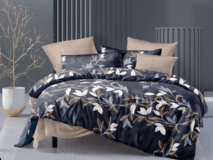 Ensemble de draps ajustés imprimés Queen Premium 3 pièces Microfibre lisse 400TC Anti-rides Résistant à la décoloration Toutes saisons Housses d'oreiller - Product Image 2