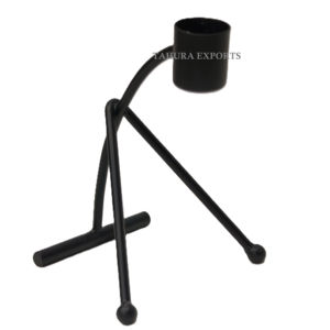 Meilleur Bougeoir en Métal de Qualité Supérieure pour Décoration de Noël 2026, Support de Bougie, Décoration d'Intérieur, Luxe, Métal Noir, Fer Forgé - Product Image 1