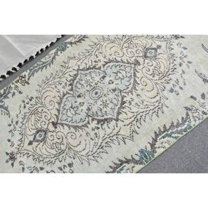 พรมทอขนสัตว์สีเขียว3.6x7.9ft วินเทจแบบตุรกีสำหรับตกแต่งห้องนั่งเล่นกว้าง4ม. พร้อมด้านหลังทำจากยาง - Product Image 5