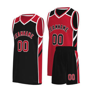 Ensemble de basket-ball personnalisé uniforme vêtements de sport d'été réversibles entièrement sublimés grande taille caractéristique - Product Image 6