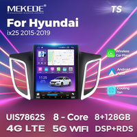 MEKEDE TS Android autoradio lecteur de système Audio WIFI 4G prise en charge DVR DSP TMPS pour Hyundai ix20 2015-2018