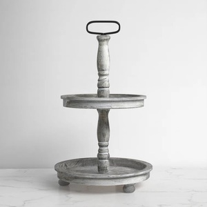 Wooden <b>3</b> <b>Tier</b> Display <b>Stand</b> Serving Tray Wedding and Party Decoration Table Centerpiece Wooden Food Display <b>Stand</b> Serving Tray - Product Image 4