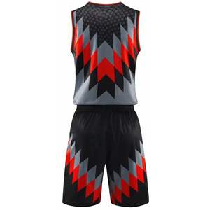 Uniforme de baloncesto hecho a medida, ropa de equipo, uniforme de baloncesto, 100% poliéster, uniforme de baloncesto para hombres - Product Image 3
