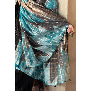 Ensemble 3 pièces en soie Dobby brodée avec bordures et dupatta Zari, tenue indienne douce pour les festivals FE-52064 - Product Image 5