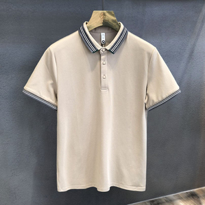 Polos para hombre al por mayor, camisas polo de diseñador de lujo de manga corta con mezcla de algodón y golf de alta calidad oficial de negocios - Product Image 2