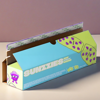 Grande boîte de papier ondulé personnalisée de 2m x 30cm Emballage étanche en carton vert avec doublure en éponge
