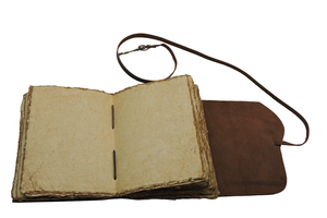 Journal en cuir fait à la main vintage avec serrure à clé antique cahier rustique avec papier de bord Deckle pour écrire des croquis - Product Image 6