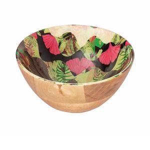 Tazón de Madera con Acabado Esmaltado, Venta Caliente, para Servir Alimentos y Postres, Vajilla Personalizada, Decoración de Mesa, Tazones para Frutas - Product Image 3