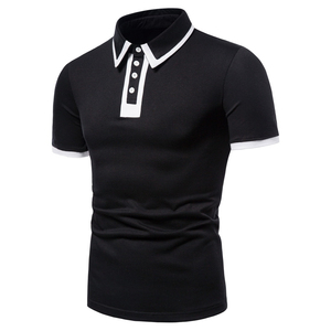 Camisas de polo de alta calidad para hombre, nueva moda, camisas de verano de negocios informales de manga corta, tela de punto, patrón sólido, venta al por mayor - Product Image 5