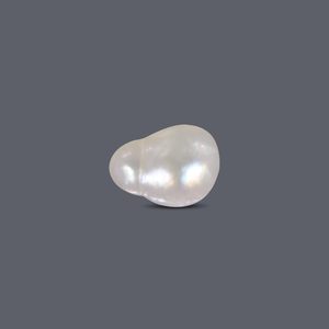 Perle de Basra 1,77 carat, perle d'eau douce naturelle blanche, en vrac, pour la création de bijoux - Product Image 2