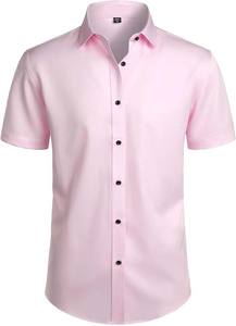 Vente en gros Chemises habillées pour hommes Fabricants Chemises d'uniforme Chemises d'affaires formelles à manches longues pour hommes Teintes en couleur unie - Product Image 3