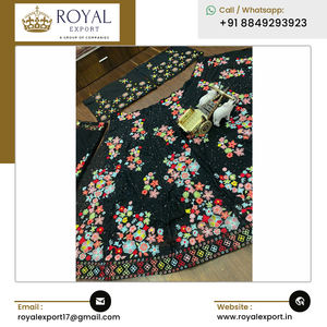 2023 nuevo lanzamiento diseño moderno ropa de boda Faux Georgette Lehenga Choli con secuencia y trabajo de bordado - Product Image 4