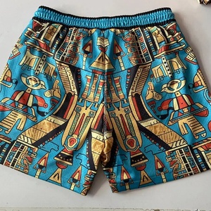 Pantalones cortos de malla personalizados para hombre, pantalones cortos de malla para gimnasio de 5 pulgadas con impresión Dtg de sublimación - Product Image 4