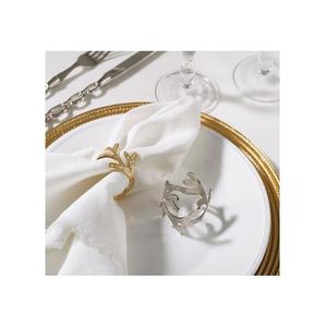 Ensemble de 2 anneaux de serviette en tissu en forme de taille personnalisée au prix le plus bas - Product Image 2