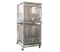 Cage pour animaux Cage de laboratoire en acier inoxydable pour chien Lapin Singe Cochon Equipement vétérinaire
