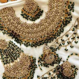 เครื่องประดับงานแต่งงานแบบยุโรปอเมริกัน สร้อยคอชุบเงินหรูหรา ต่างหูสง่างาม สไตล์โรแมนติก สำหรับงานปาร์ตี้และของขวัญ - Product Image 4