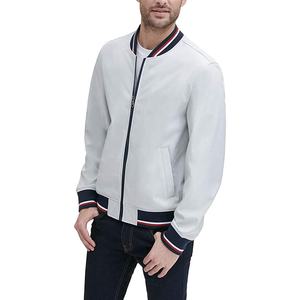 INS Venta caliente estilo retro bordado lona béisbol Varsity chaqueta cuello alto frente hombres de gran tamaño Edición Limitada - Product Image 3