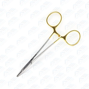 Portaagujas Halsey de 127 mm con Punta Lisa TC, Portaagujas Dentales de Acero Inoxidable con Mordazas Lisas - Product Image 4