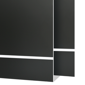 1.3mm Black to <b>White</b> Two-Tone <b>Acrylic</b> Sheet (4pcs) - Product Image 3
