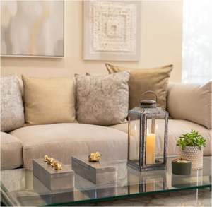 Portavelas de hierro gris antiguo, elegante, hecho en India, para decoración del hogar, hotel, restaurante, bodas, oficina, el más vendido. - Product Image 5