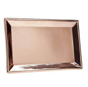 ถาดเสิร์ฟพร้อมที่จับทำจากทองแดงบริสุทธิ์ - Product Image 3