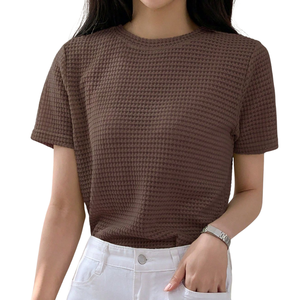 Hauts et robes pour femmes, écologiques, mignons, en coton premium uni, tissu respirant, vêtements élégants et formels, fabricant OEM - Product Image 5