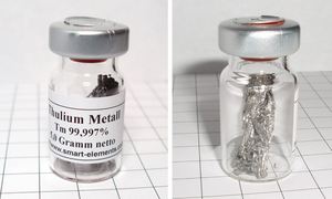 Thulium, métal des terres rares, pureté 99,9 % |   Lingot/Poudre/Oxyde |   Imagerie médicale portable : radiographie et laser de qualité professionnelle |   Modèle TM-METAL-3N-IG - Product Image 3