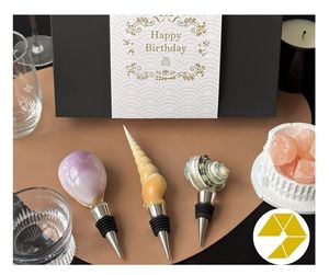 จุกปิดขวดไวน์จากทะเลของตกแต่งที่ได้รับแรงบันดาลใจจากทะเลสำหรับงานแต่งงานจุกไวน์เปลือกหอยคุ้มค่า - Product Image 3