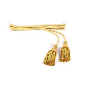 Nueva Llegada 100% Poliéster Cincture Cord Trending Black Custom Pectoral Cross para Bolsas Prendas Textiles PARA EL Hogar con Acabado Recubierto - Product Image 5