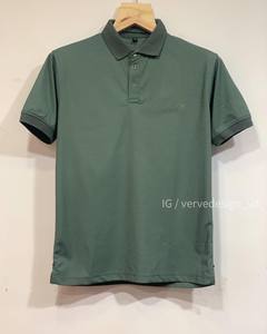 Polo de golf en coton suvin tricoté uni personnalisé pour chemises Respirant Écologique Coupe régulière Vierge OEM pour hommes - Product Image 6