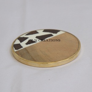 Handmade High Quality Vintage Eco-Friendly Custom <b>Coasters</b> Wooden Resin Marble Drinks Mat & Pads Direct Handcrafted Manufacturer - Product Image 2